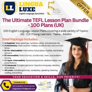 The Ultimate TEFL Lesson Plan Bundle - 100 Plans (UK)
