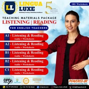 Teaching Materials Package - Listening / Reading for English Teachers
