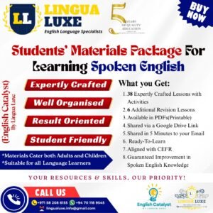 Students' Materials Package for Learning Spoken English